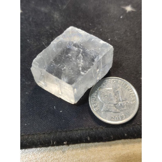 CHEFFY Optical Calcite Crystal Gemstone (Clear White)