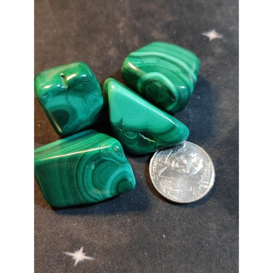 CHEFFY Malachite Crystal Gemstone Tumbled