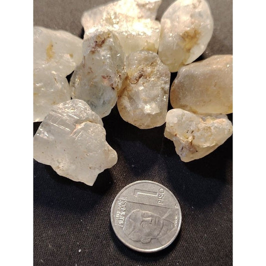 CHEFFY Topaz Raw Crystals Gemstones BIGGER