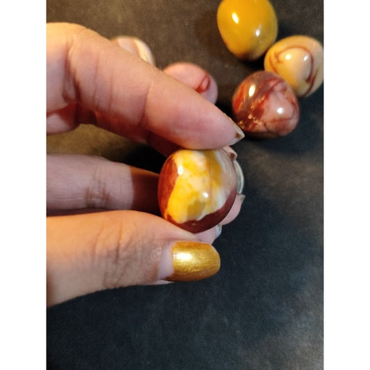 CHEFFY Mookaite Jasper Tumbled Crystal Gemstones