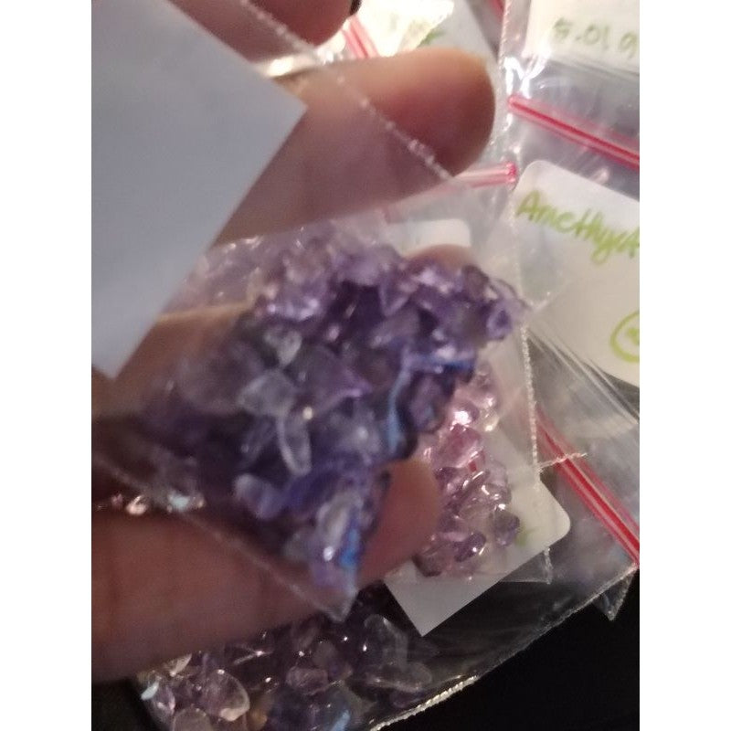 CHEFFY Amethyst Chips Crystals Gemstones