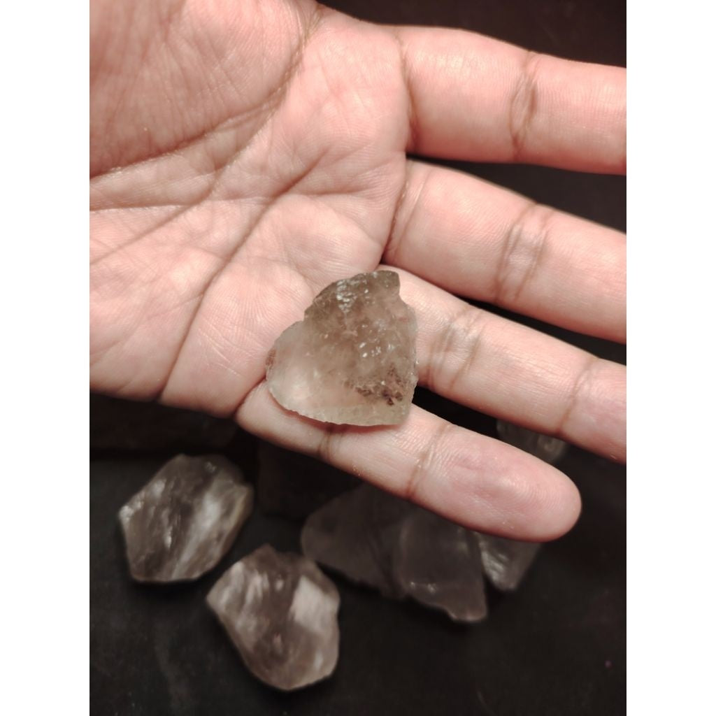 CHEFFY Smokey Quartz Crystal Raw Gemstones