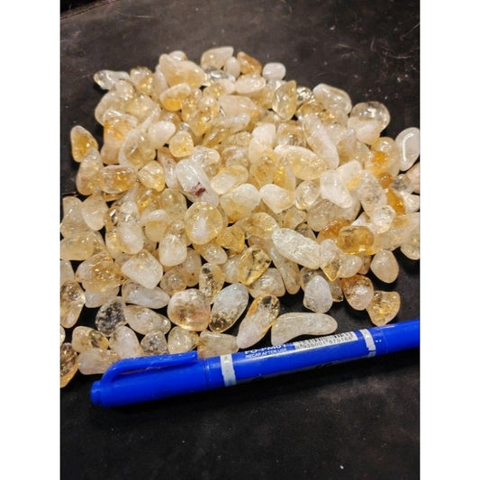 CHEFFY Petite Citrine Mini Tumbled Crystals - Sold Per Piece