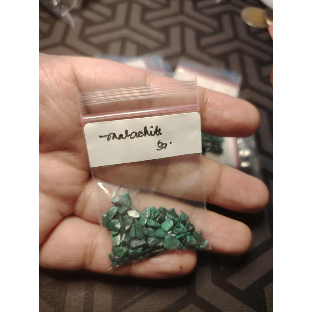 CHEFFY Malachite Crystal Gemstone SOLD PER PACK