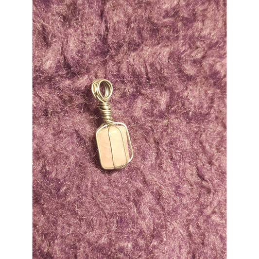 CHEFFY Rose Quartz Tumbled Pendant Crystal Gemstone