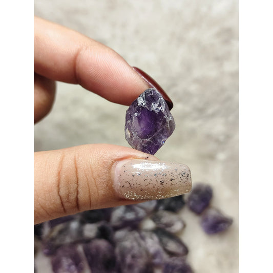 CHEFFY Amethyst Crystal Raw Stones ( Sold Per Piece )