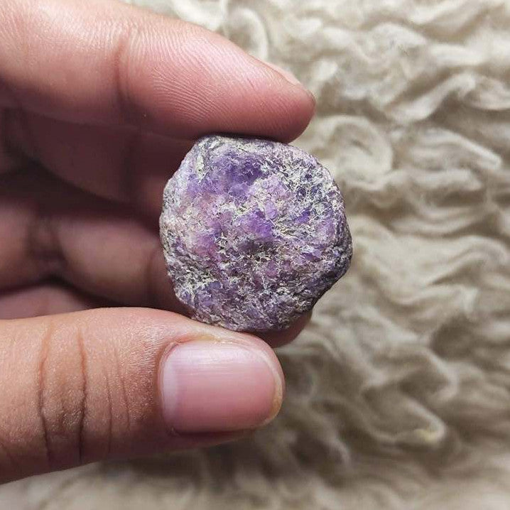 CHEFFY Ruby Raw Crystal 16.58g | Natural Gemstone for Vitality & Wealth