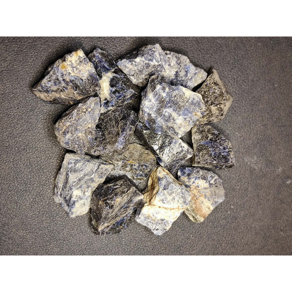 CHEFFY Sodalite Crystal Gemstone Raw (MED)