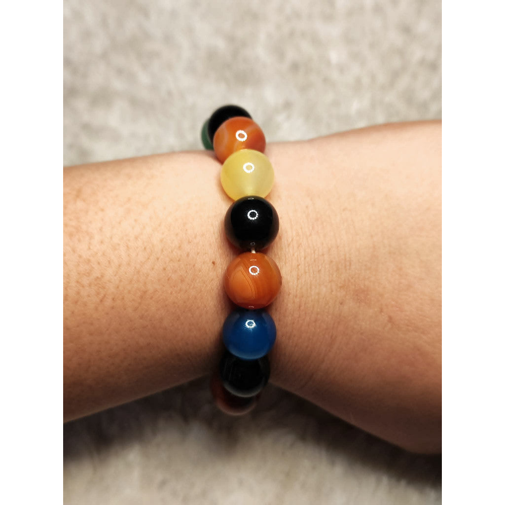 CHEFFY Mixed Gemstones Bracelet Gemstone Crystals