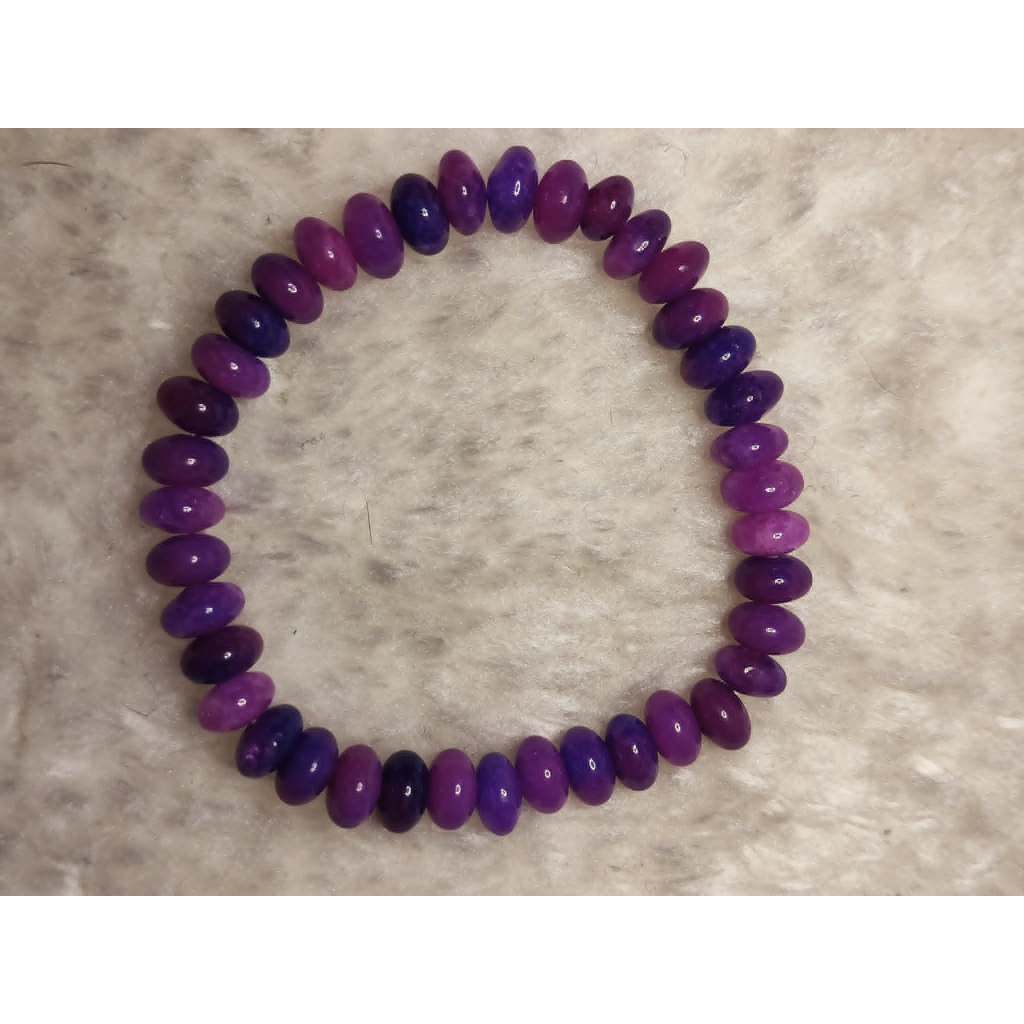 CHEFFY Dyed Agate Bracelet (5mm) | Natural Stone Enhancement