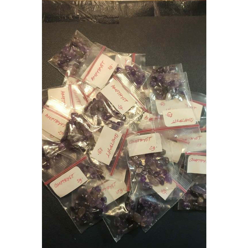 CHEFFY Amethyst Crystals Gemstones SOLD PER PACK