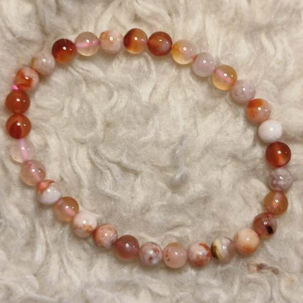 CHEFFY Red Agate Bracelet