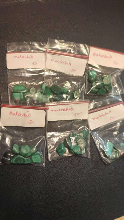 CHEFFY Malachite Crystal Gemstone SOLD PER PACK