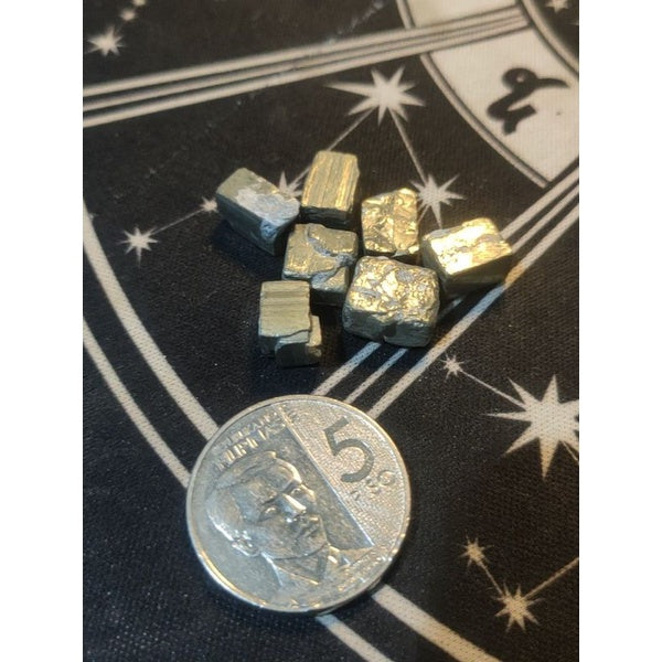 CHEFFY Cubic Pyrite Crystal Gemstone