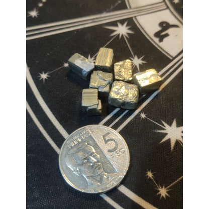 CHEFFY Cubic Pyrite Crystal Gemstone
