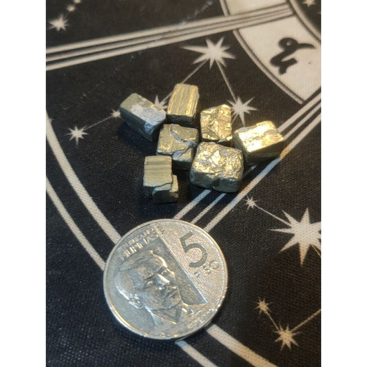 CHEFFY Cubic Pyrite Crystal Gemstone