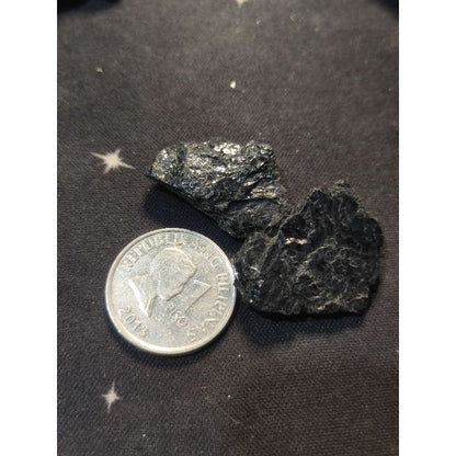 CHEFFY Black Tourmaline Crystals Gemstone Raw