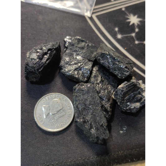 CHEFFY Black Tourmaline Crystals Gemstone Raw