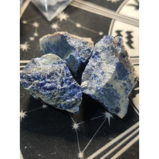 CHEFFY Sodalite Crystal Gemstone Raw