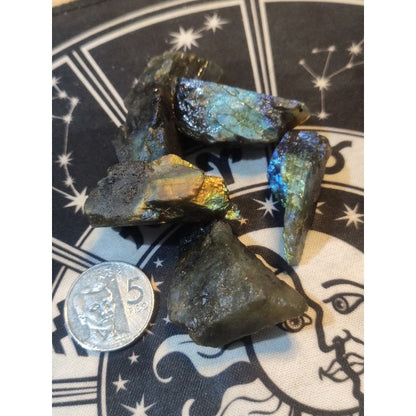 CHEFFY Labradorite Crystal Raw uncut