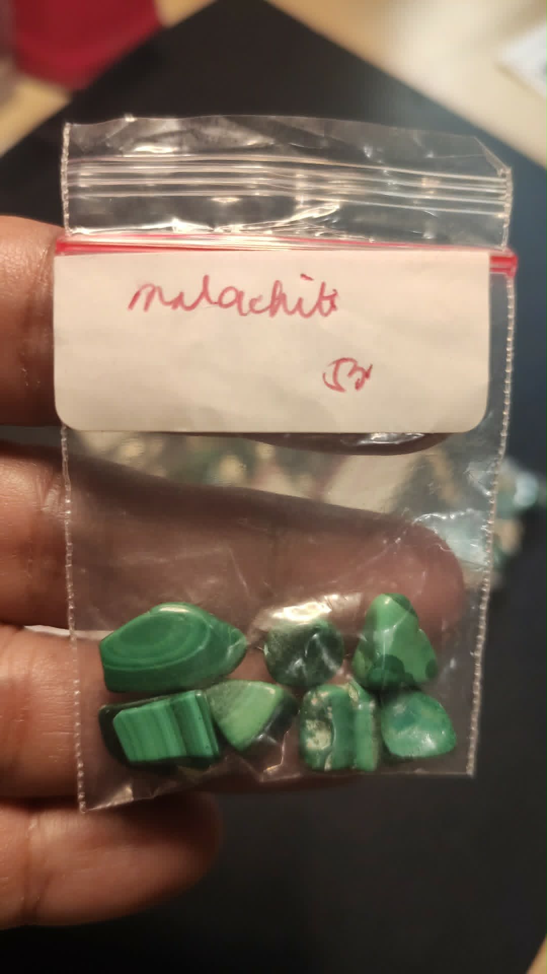 CHEFFY Malachite Crystal Gemstone SOLD PER PACK