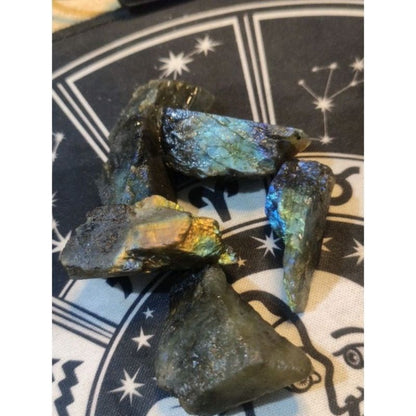 CHEFFY Labradorite Crystal Raw uncut