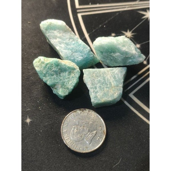 CHEFFY Raw Amazonite Crystal Gemstone