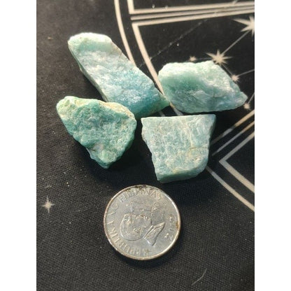 CHEFFY Raw Amazonite Crystal Gemstone