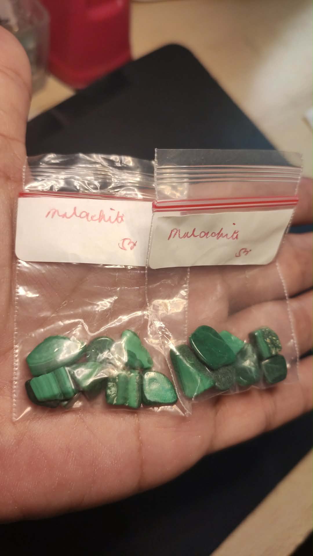CHEFFY Malachite Crystal Gemstone SOLD PER PACK
