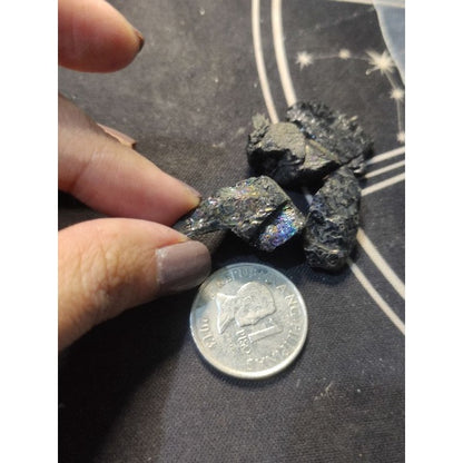 CHEFFY Black Tourmaline Crystals Gemstone Raw