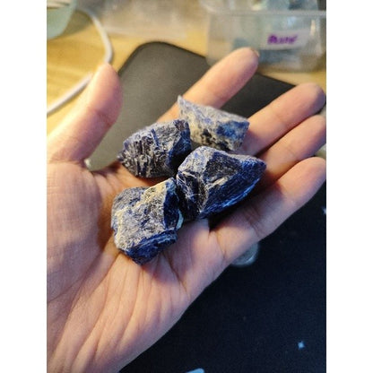 CHEFFY Sodalite Crystal Gemstone Raw