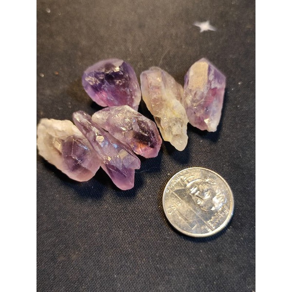 CHEFFY Amethyst Crystal Gemstone Points Light Purple