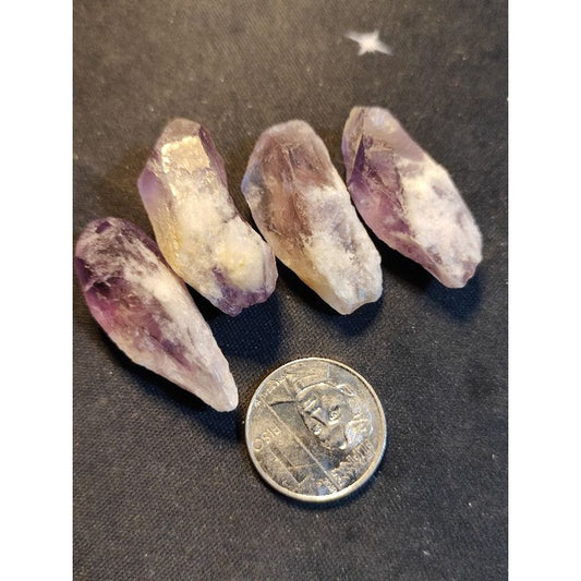 CHEFFY Amethyst Crystal Gemstone Points Light Purple