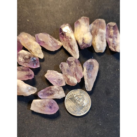 CHEFFY Amethyst Crystal Gemstone Points Light Purple