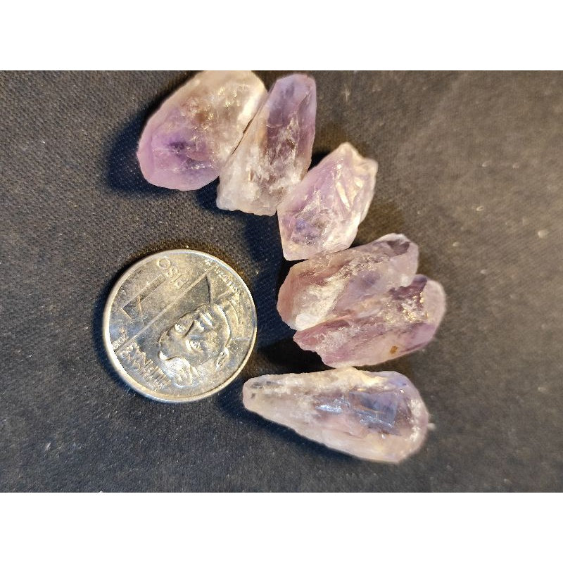 CHEFFY Amethyst Crystal Gemstone Points Light Purple