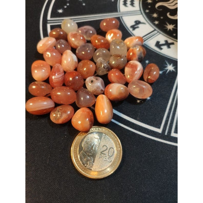 CHEFFY Carnelian Crystal Tumbled Gemstone