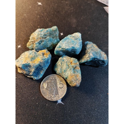 CHEFFY Blue Apatite Crystal Gemstone