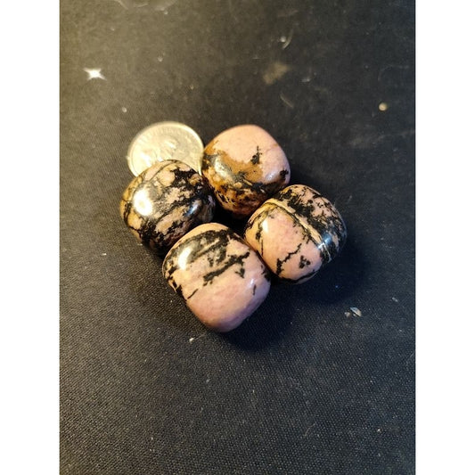 CHEFFY Rhodonite Tumbled Gemstone Crystal