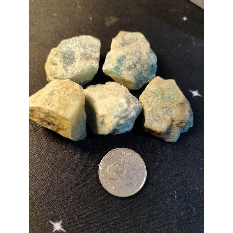 CHEFFY Raw Amazonite Crystal Gemstone