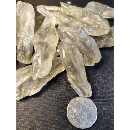 CHEFFY Prasiolite Crystal Raw (Green Amethyst)