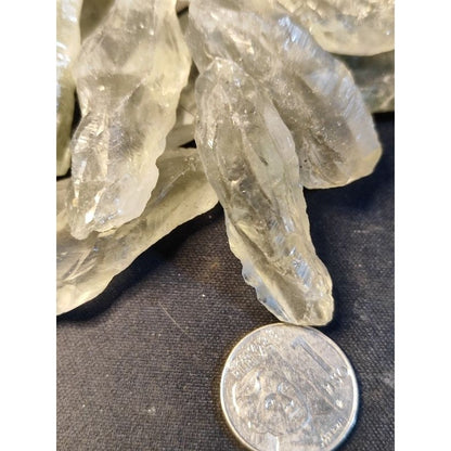 CHEFFY Prasiolite Crystal Raw (Green Amethyst)