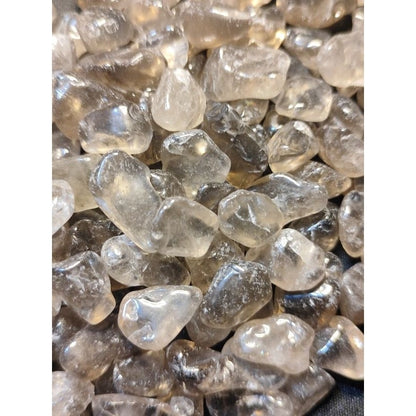 CHEFFY Smokey Quartz Tumbled Mini Gemstone Crystal SOLD PER PACK