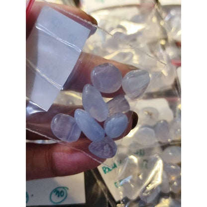 CHEFFY Blue Lace Agate Gemstone Crystals SOLD PER PACK
