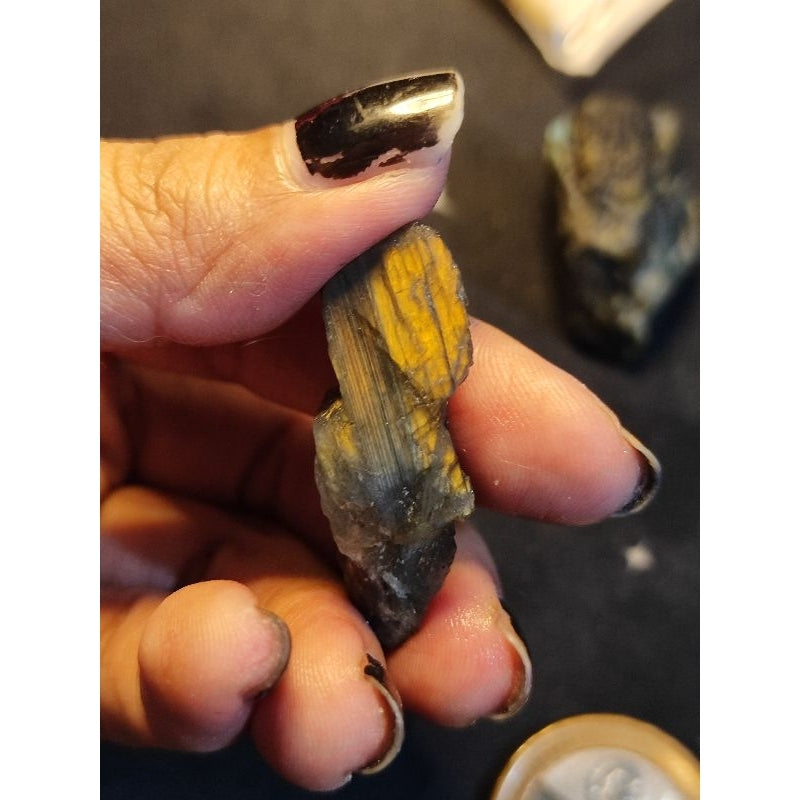 CHEFFY Labradorite Crystal Raw uncut