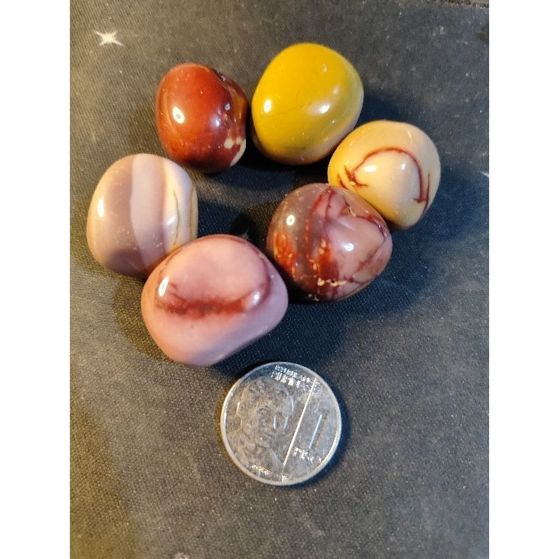 CHEFFY Mookaite Jasper Tumbled Crystal Gemstones