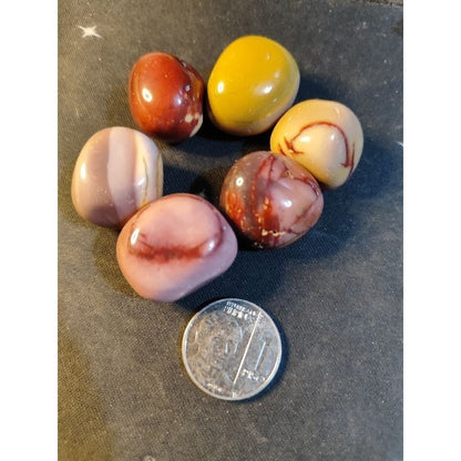 CHEFFY Mookaite Jasper Tumbled Crystal Gemstones