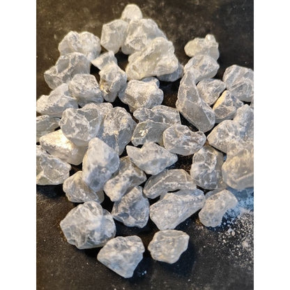 CHEFFY Raw Celestite Crystal Gemstones