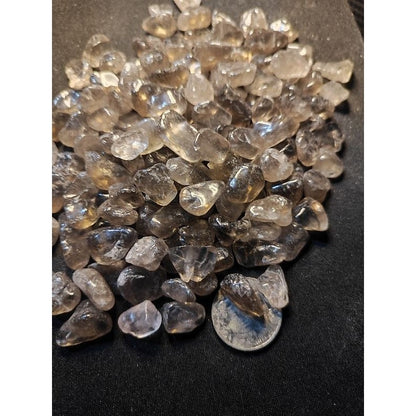 CHEFFY Smokey Quartz Tumbled Mini Gemstone Crystal SOLD PER PACK