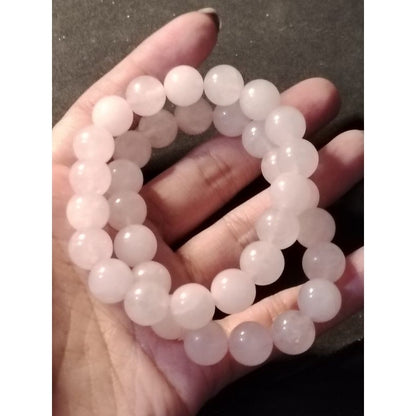 CHEFFY Rose Quartz Bracelet Gemstone Crystals