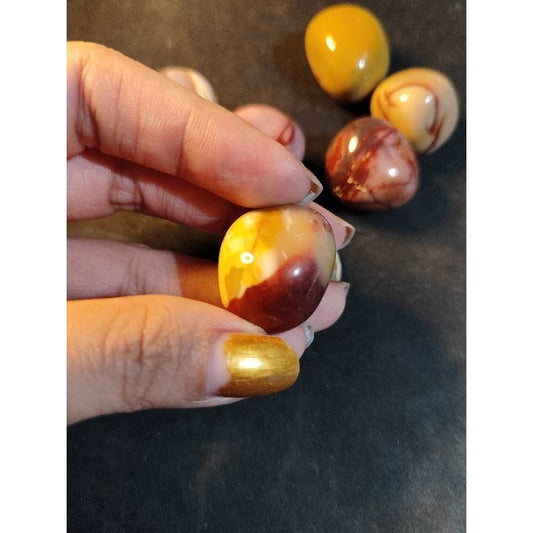 CHEFFY Mookaite Jasper Tumbled Crystal Gemstones